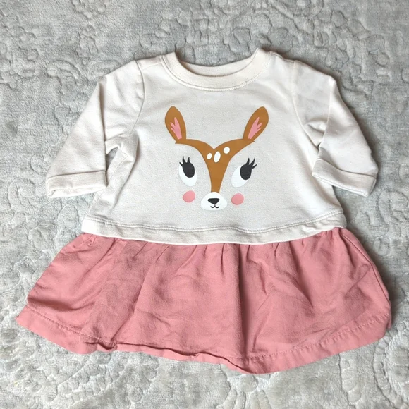 Old Navy | Dresses | Old Navy Baby Girls 3m Fawn Dress | Poshmark